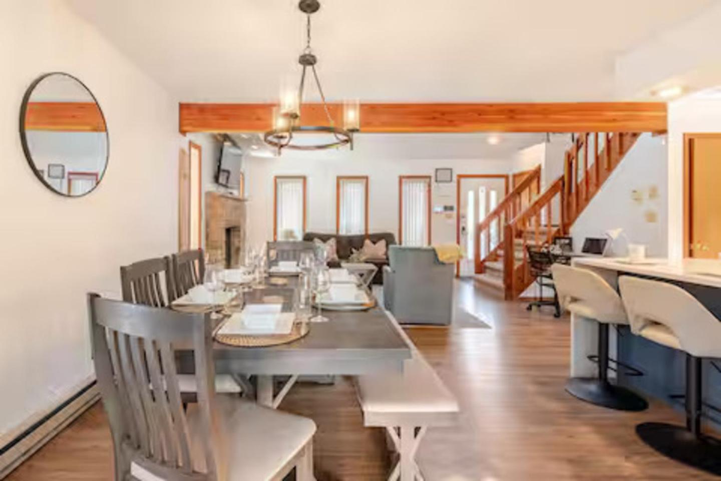 Cozy Cabin At Poconos With Hot Tub And Fire Pit East Stroudsburg Bagian luar foto